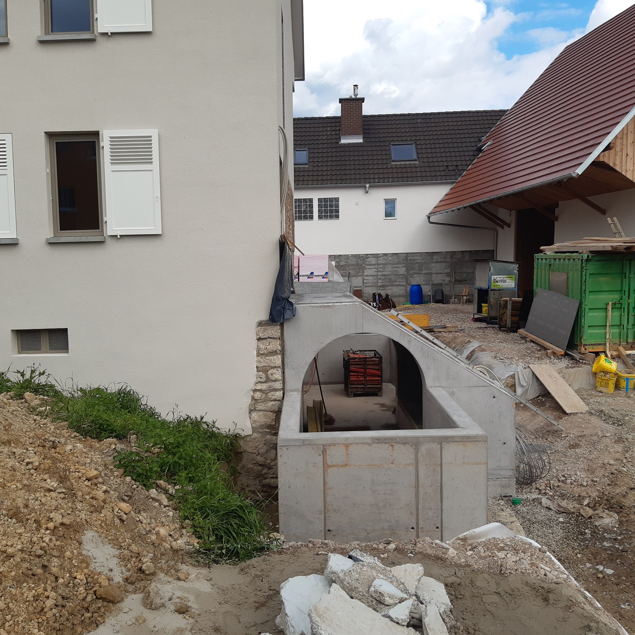 Sichtbetonarbeiten an einem Bauvorhaben in Bötzingen